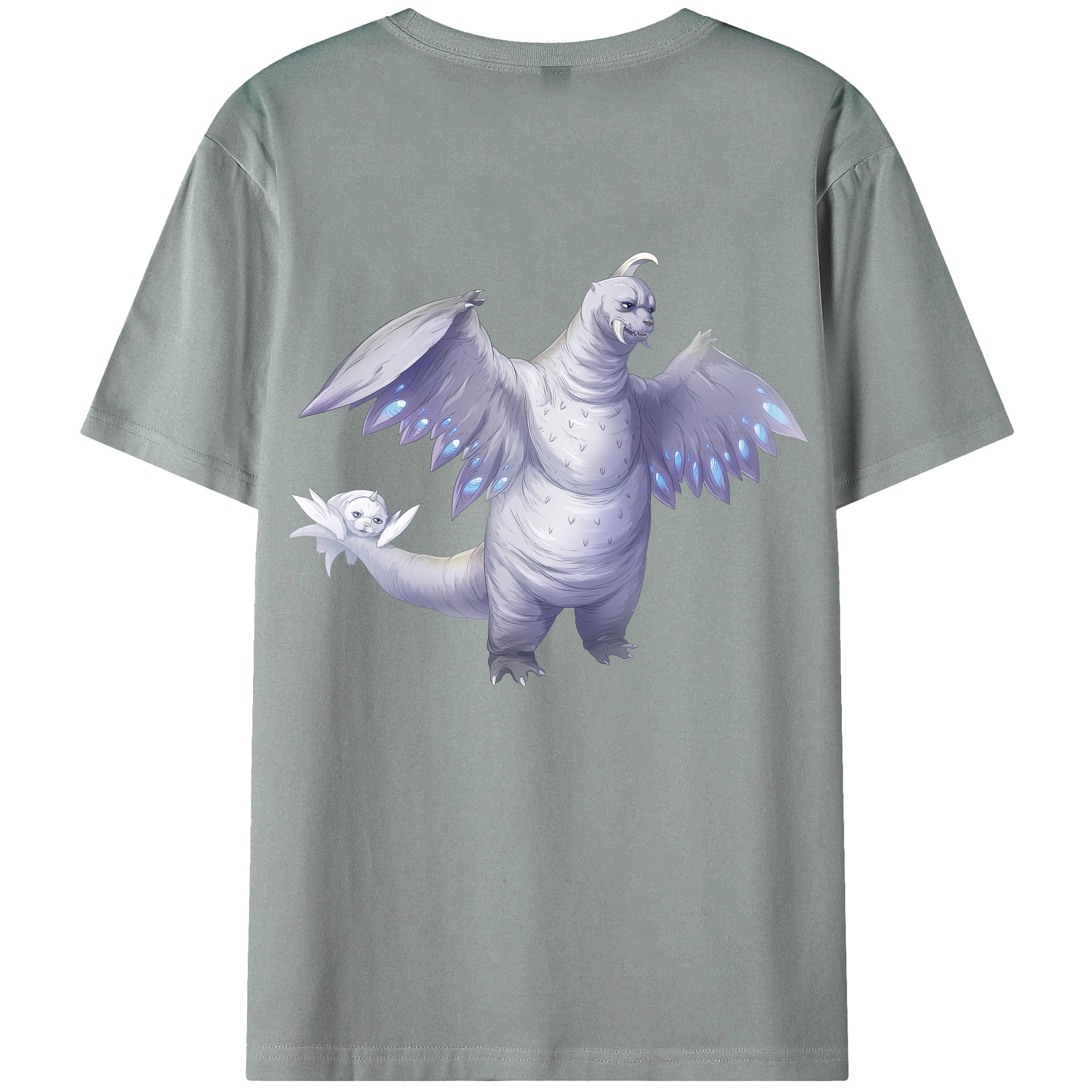 （画像用） ウルトラマン Ultraman 綿100％ メンズ半袖Tシャツ（バックプリント） 通気性